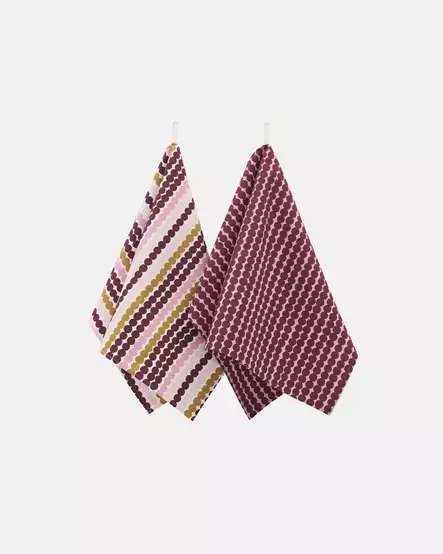 Marimekko Oiva Siirtolapuutarha Keittiöpyyhe 2 kpl - Marimekko Kulhot ja tarjoiluastiat - 6411255151944 - 1