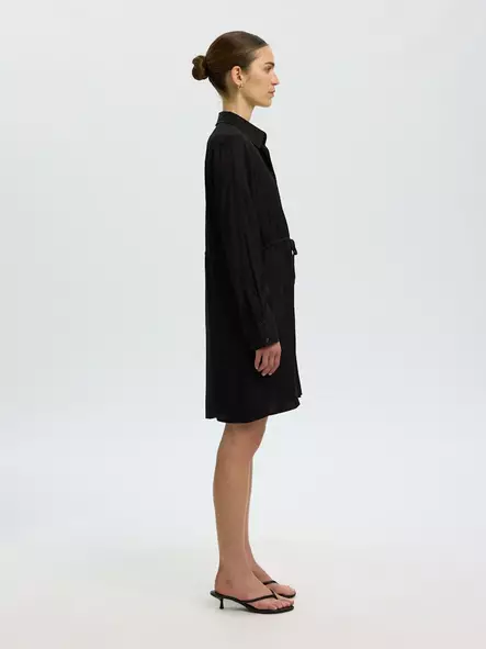 SELECTED WOMEN SLWJONNA Pitkähihainen Minimekko - Kangasmekot - 26316101852BLACK - 2